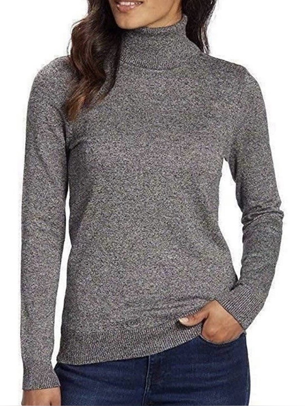 Andrew Marc Long Sleeve Turtleneck Sweater